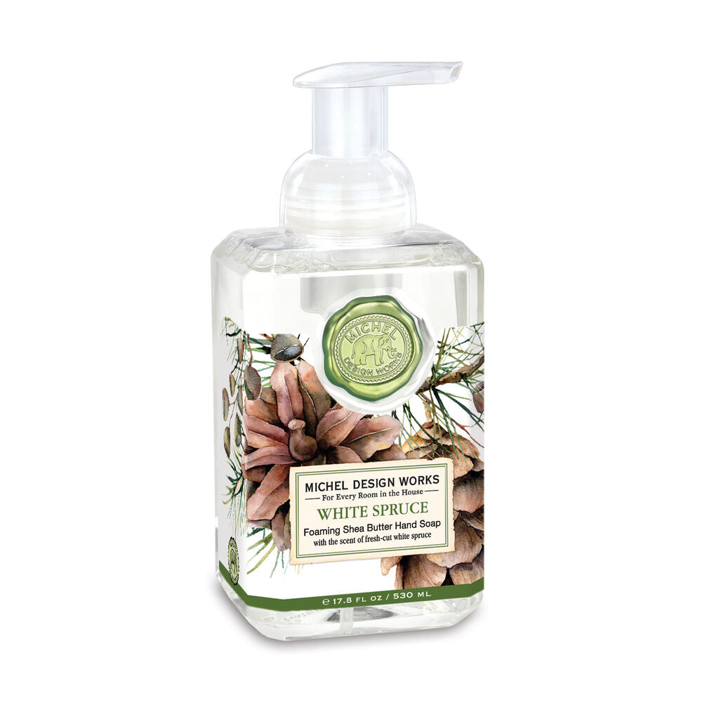 Michel Design Works White Spruce Foaming Shea Butter Hand Soap