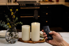 Light Li Ivory Wick To Flame Candle
