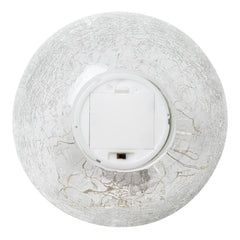 LED Sphere 8" Crackle Glass Decor Light