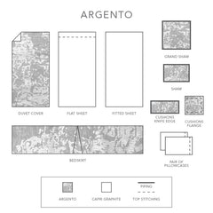 Argento Duvet Cover and Shams