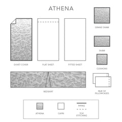 Athena Alabaster Duvet Cover and Shams