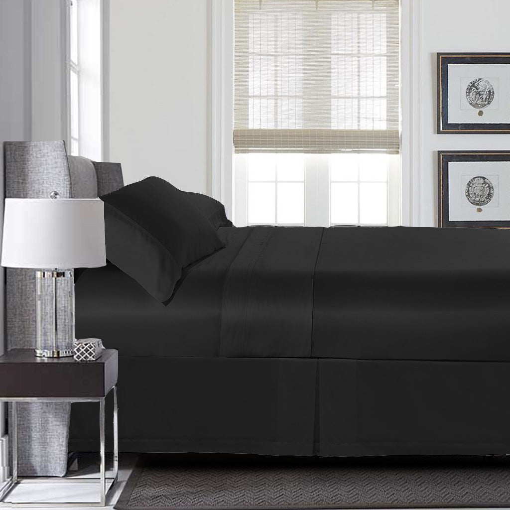 King Set Black Sheets 300TC