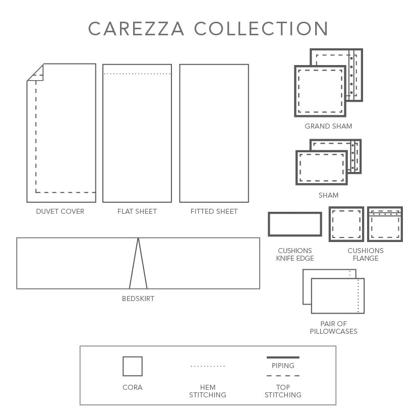 Carezza Solid Cora Pillow Cases (Pair)