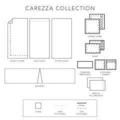 Carezza Solid Cora Fitted Sheet