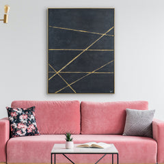 Chateris Gold Leaf Accent Canvas