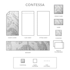 Contessa Duvet Cover and Shams