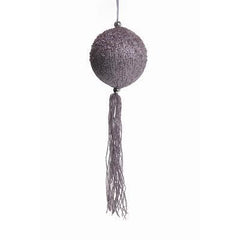 Drop Style Lavender Glitter Ornament 4"