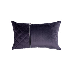 Kelso Charcoal Velvet 12"x20" Cushion