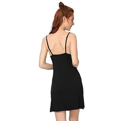 Bamboo Lace Nightie - Black