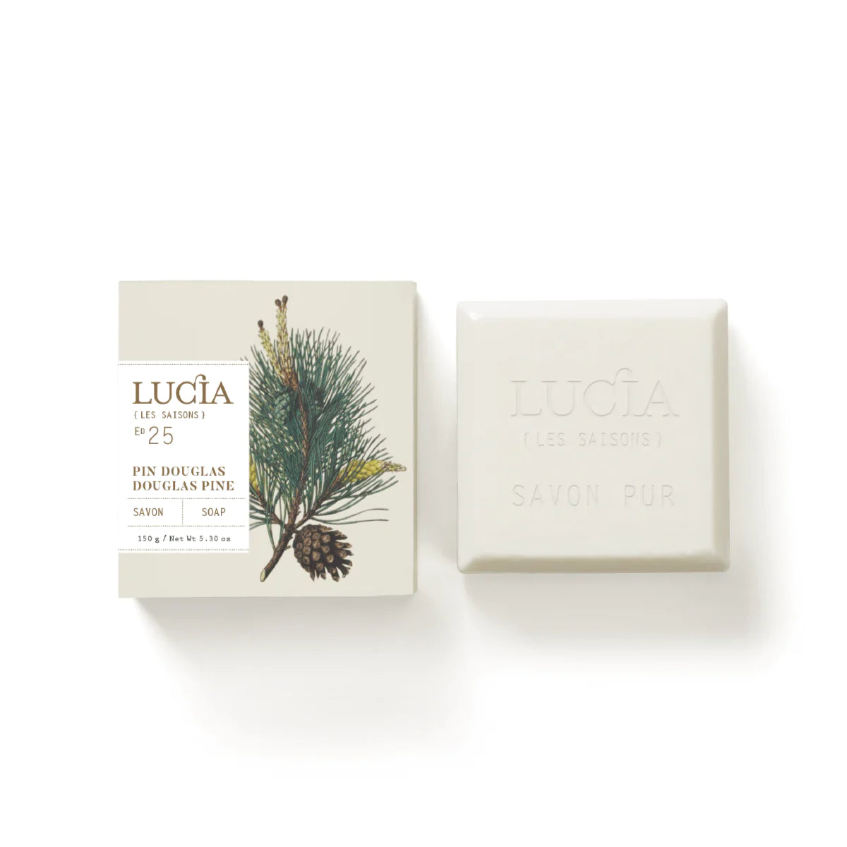 Lucia Les Saisons Douglas Pine Bar Soap 150g