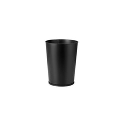 Matte Black Round Waste Basket