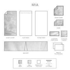 Mia Duvet Cover and Shams