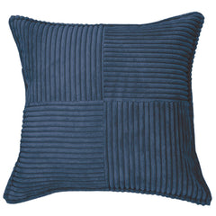 Moumou Blue Corderoy Velvet Cushion