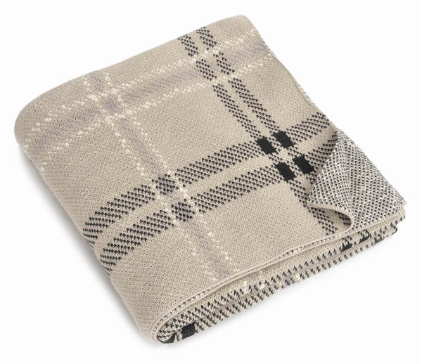 Oliver Sand Cotton Throw