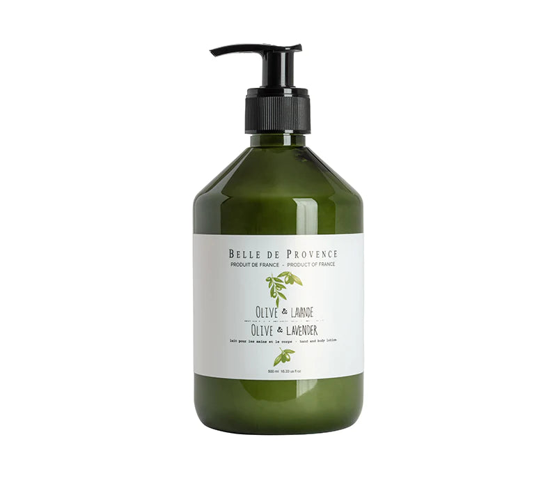 Belle de Provence Olive & Lavender 500mL Hand and Body Lotion