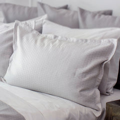 Mattoni Coverlet and Shams Set White
