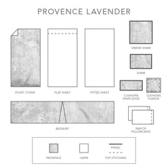 Provence Lavender Duvet Cover and Shams