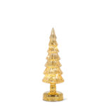 Small Gold LED Layered Tree