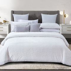 Stella Duvet Cover Set - White