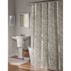 Valencia 72"x72" Shower Curtain Taupe