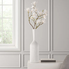Zoro Carved Line 24h" Resin Floor Vase