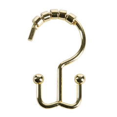 ANNEX DOUBLE ROLLER RING S/12 SHINY ANTIQUE GOLD