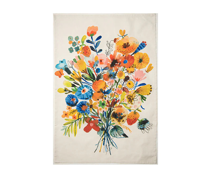 Spring Bouquet Tea Towel