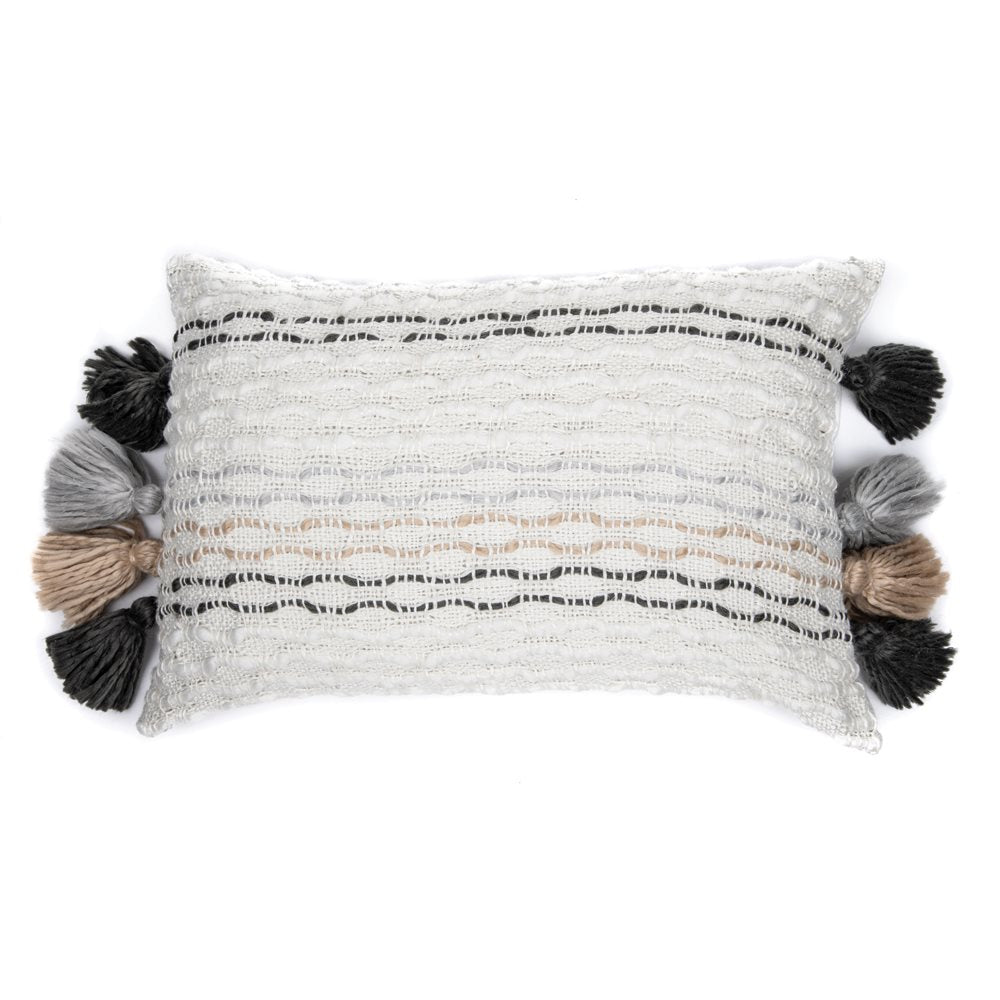 Neville Ivory Oblong Decorative Pillow