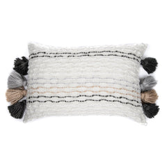 Neville Ivory Oblong Decorative Pillow