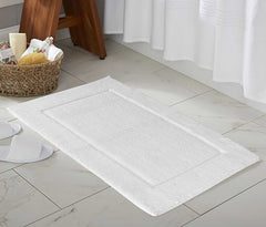 PRIMA BATH MAT SUPER SOFT COTTON WHITE 21" X 34" GSM 1820