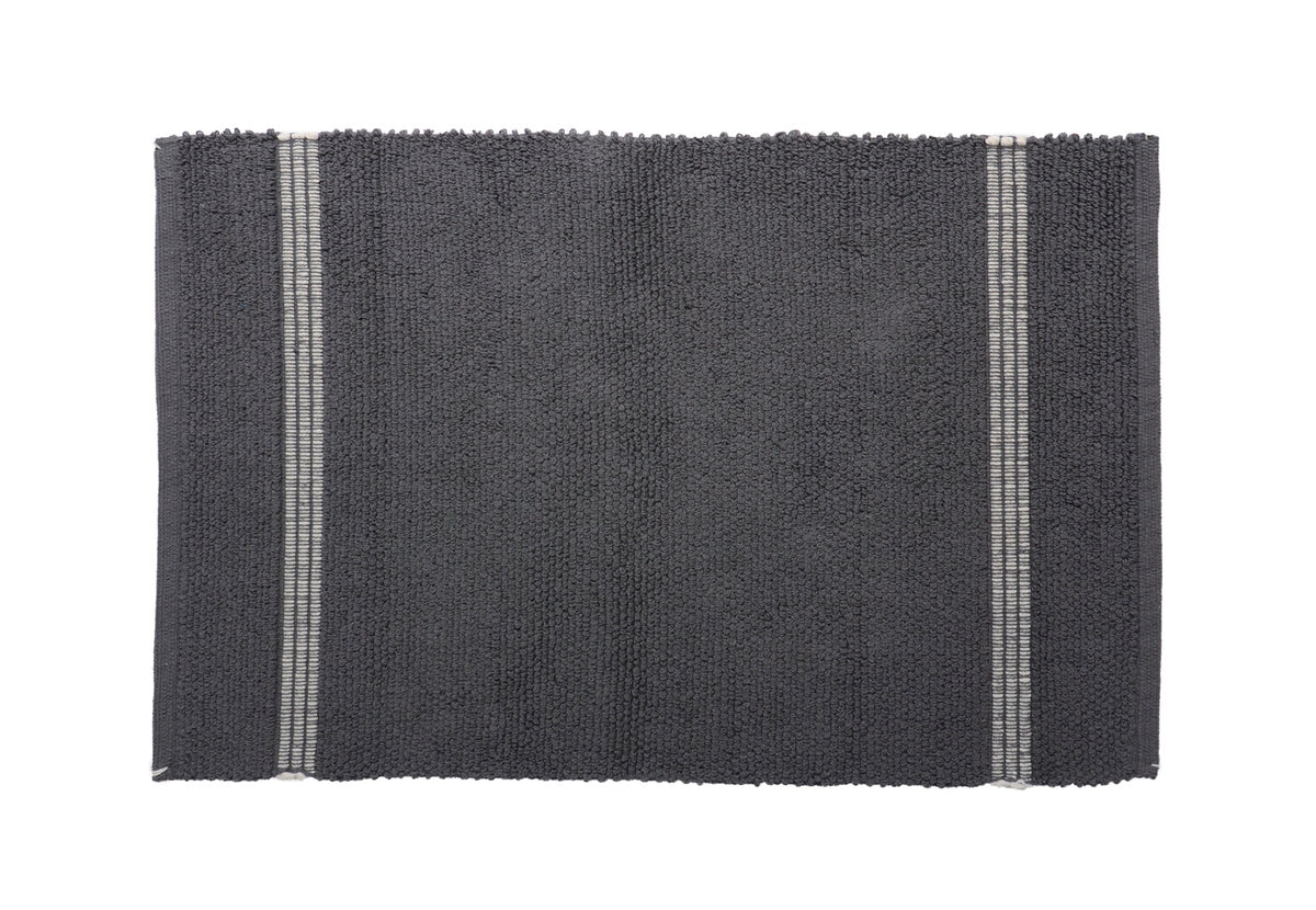 Riverdale Dark Grey 20"x30" Bath Mat 1350 GSM