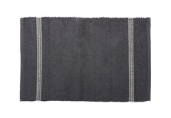 Riverdale Dark Grey 20"x30" Bath Mat 1350 GSM